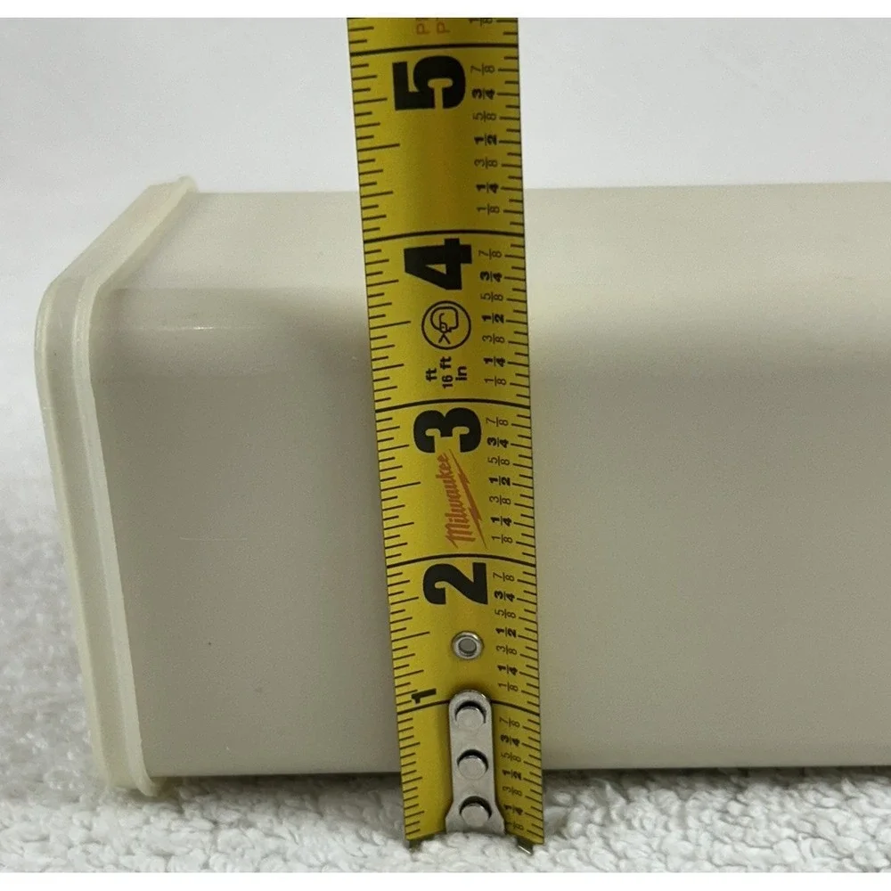 Vtg Tupperware 2 Lb Velveeta Cheese Keeper Container Holder USA 3 Piece Set